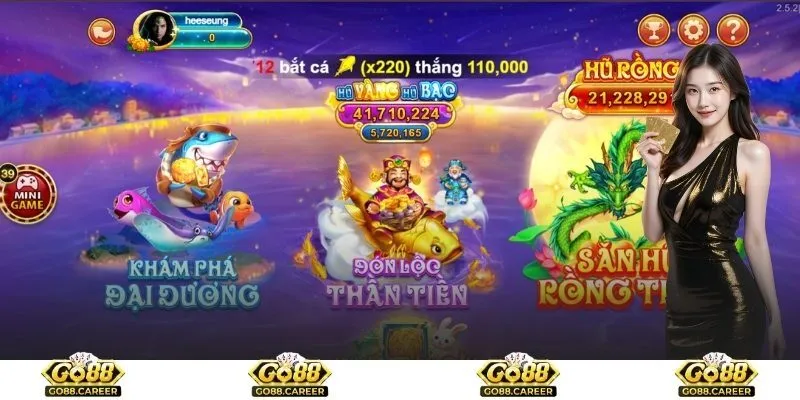 Thử sức với game bắn cá siêu đẳng cấp 